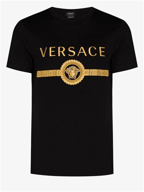 black versace shirt|versace collection t shirts.